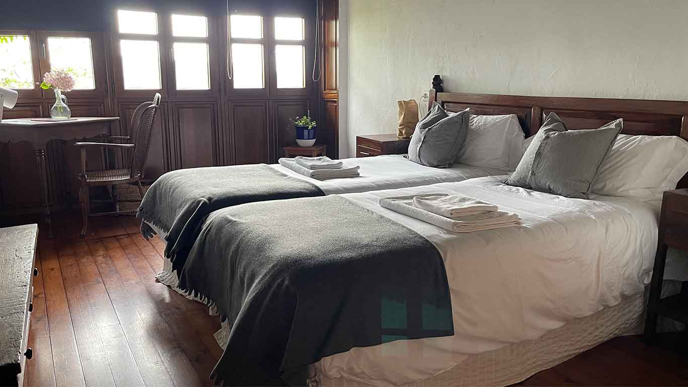 Habitación dormitorio en el alojamiento rural Arcenoyu Rural Inn Asturias